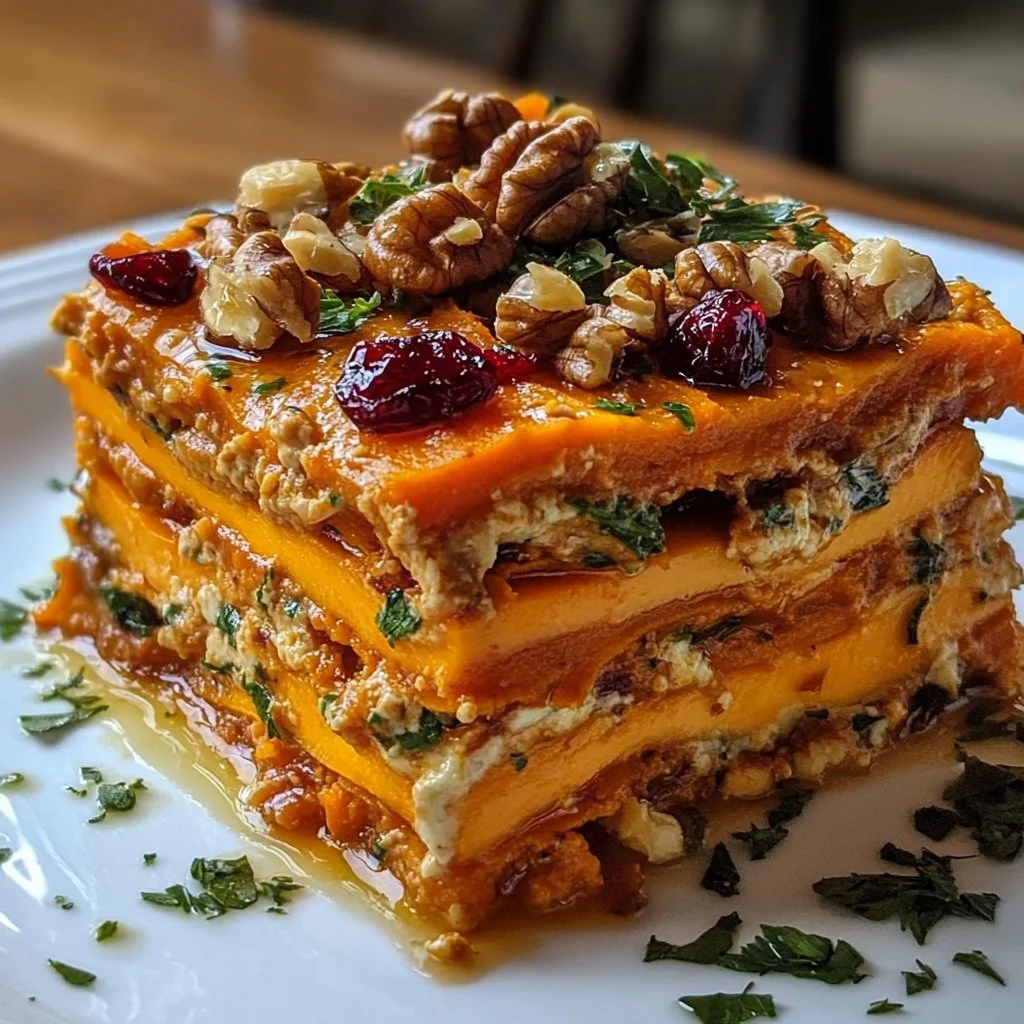Layered Sweet Potato Lasagna