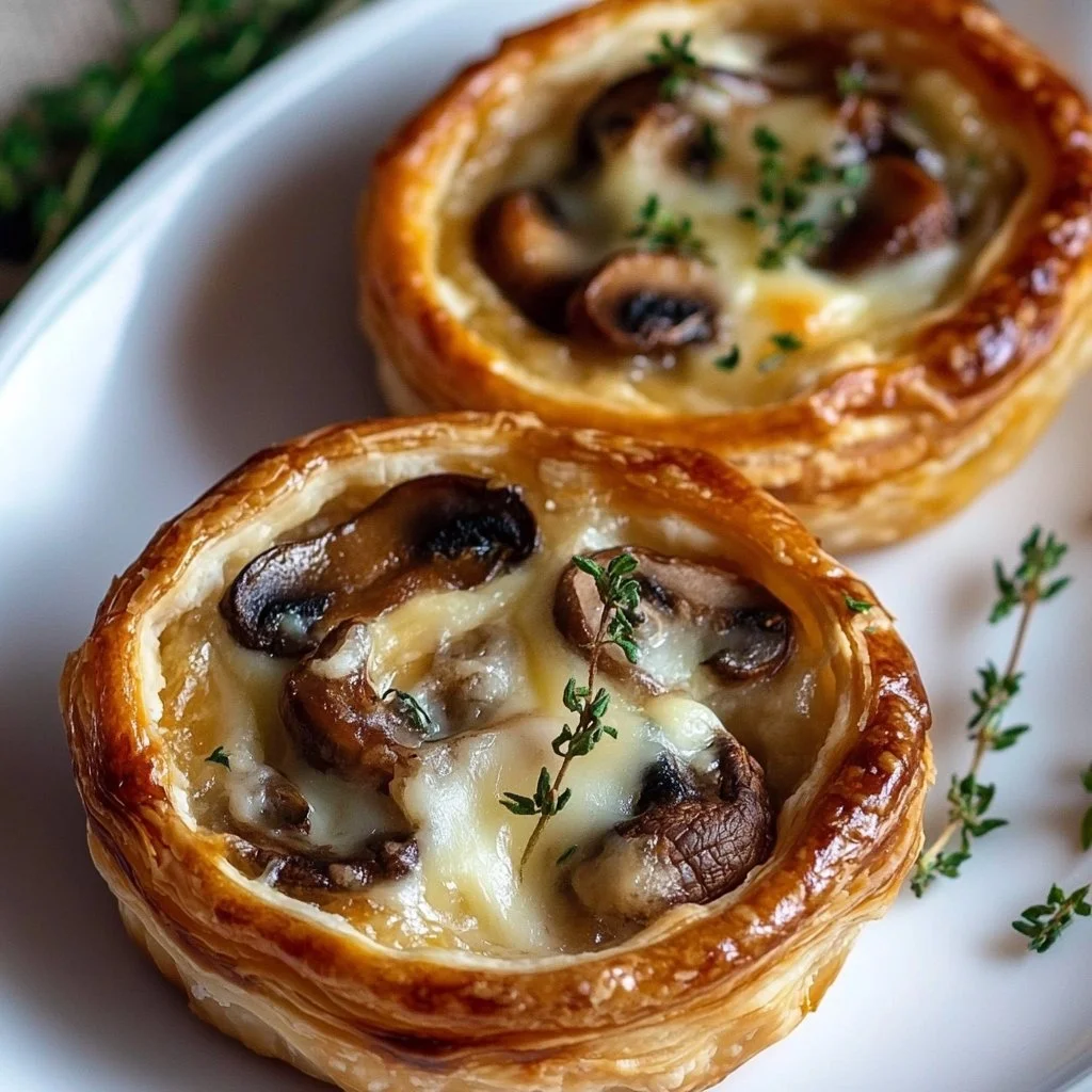 Mini Mushroom & Gruyère Pot Pies