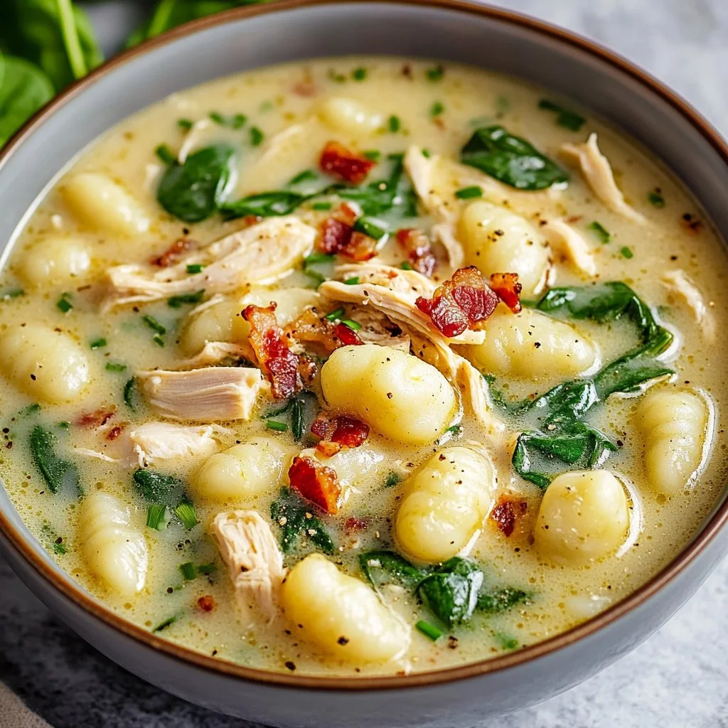 Olive Garden Copycat Chicken Gnocchi Soup