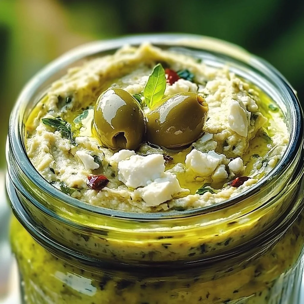 Olive Lovers’ Dream Dip – Creamy Feta & Green Olive Spread