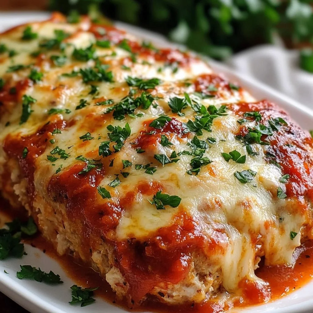 Parmesan Chicken Meatloaf
