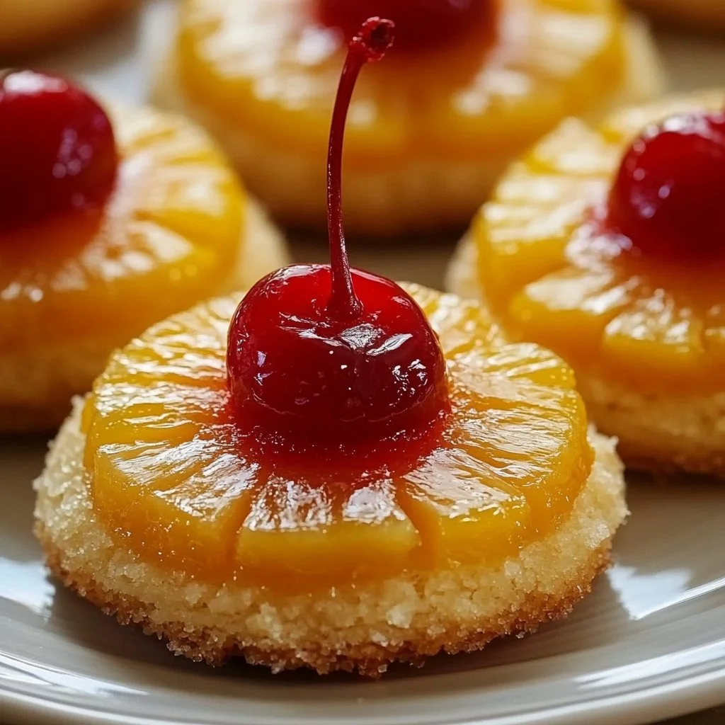 Pineapple Upside Down Sugar Cookies