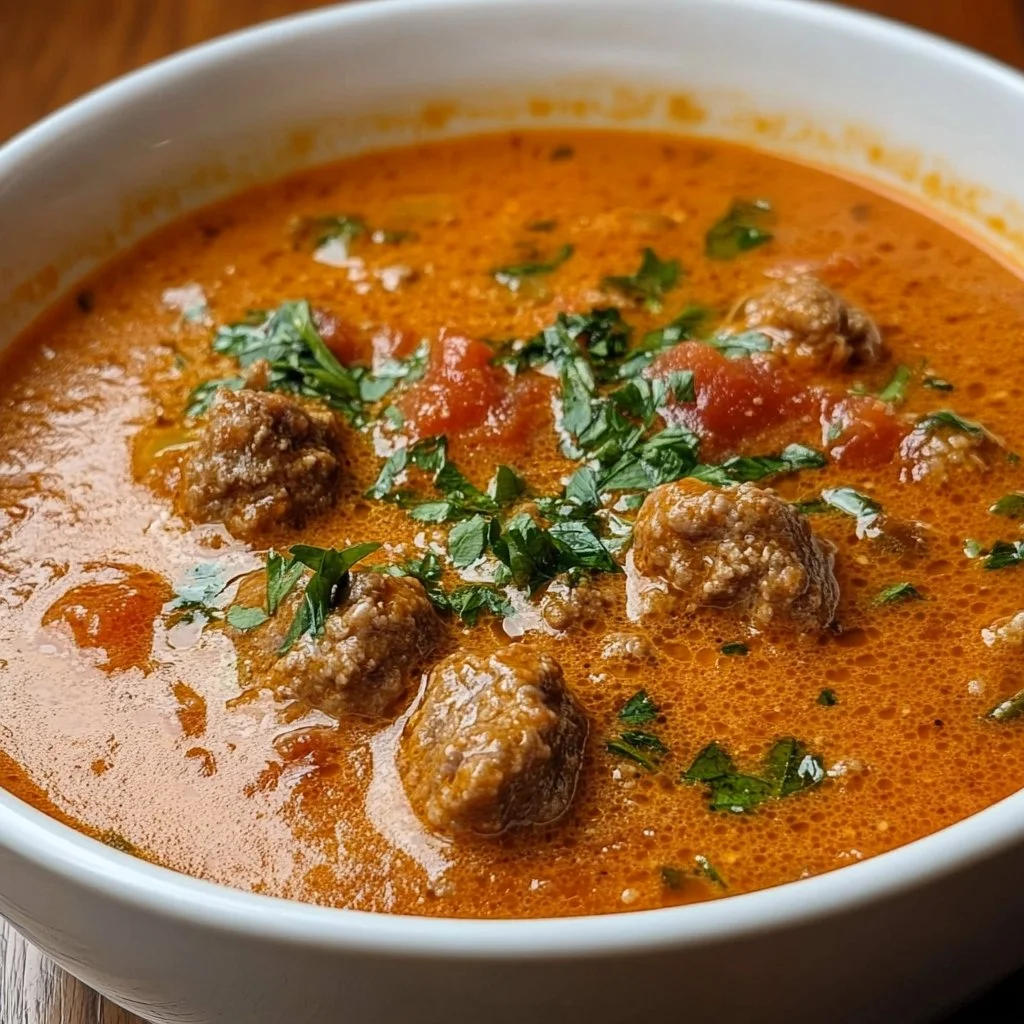 Sausage Tomato Cream Cheese Soup