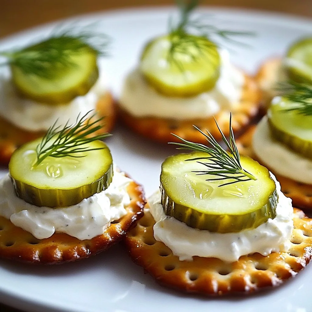 Savory Dill Pickle Cheese Ritz Bites: A Quick & Easy Delight