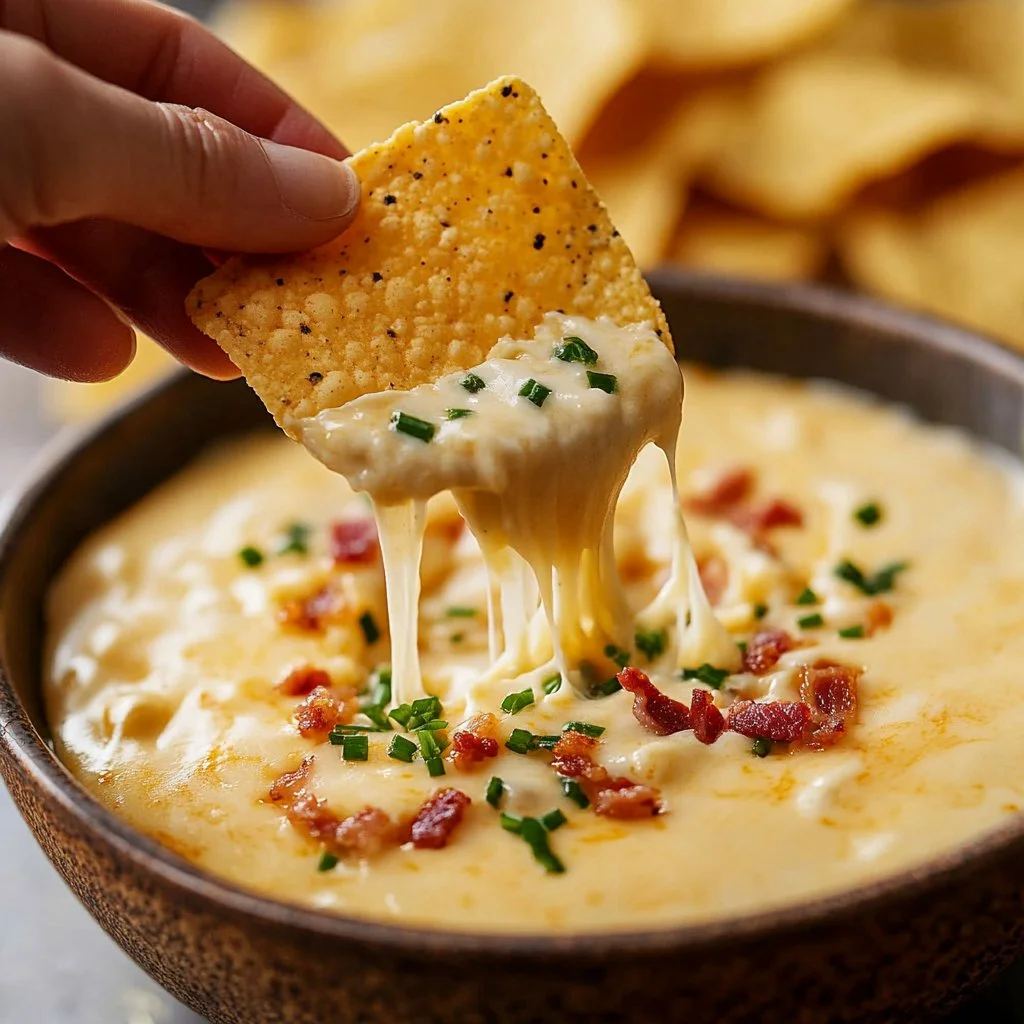 Simple Crockpot Cottage Cheese Queso