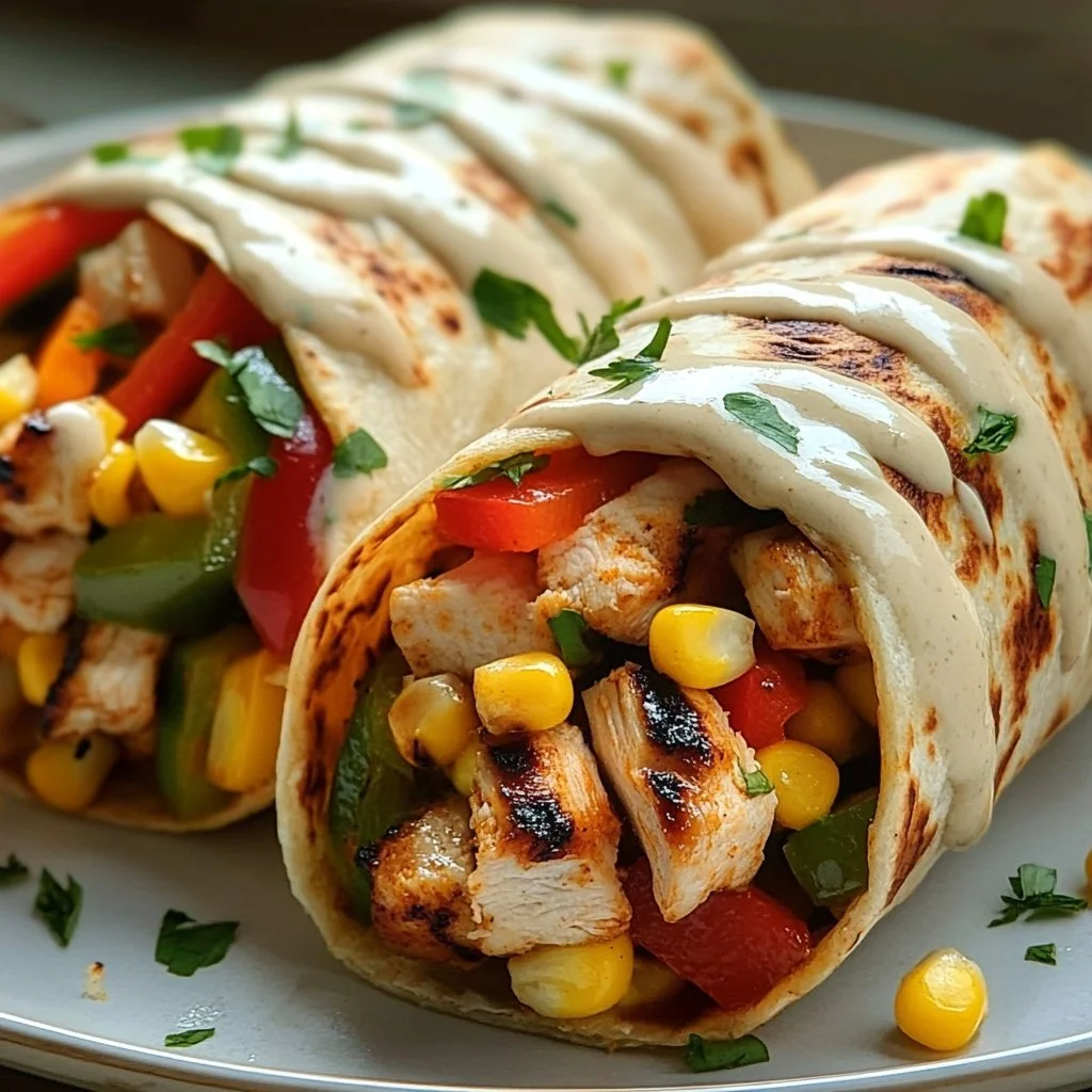 Southwest Chicken Wraps