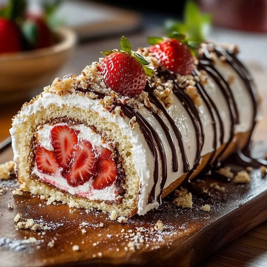 Strawberry Cream Cheese Roll-Ups