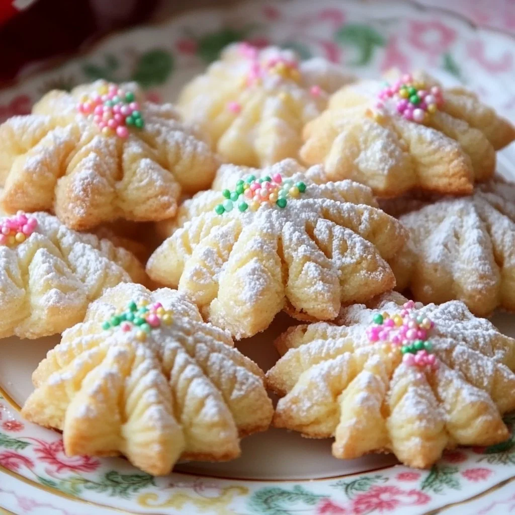 Whipped Shortbread Cookies