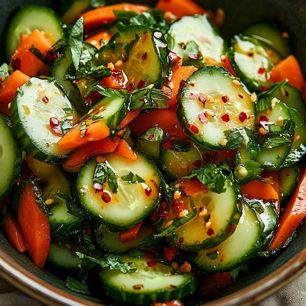 Zesty Cucumber Carrot Salad
