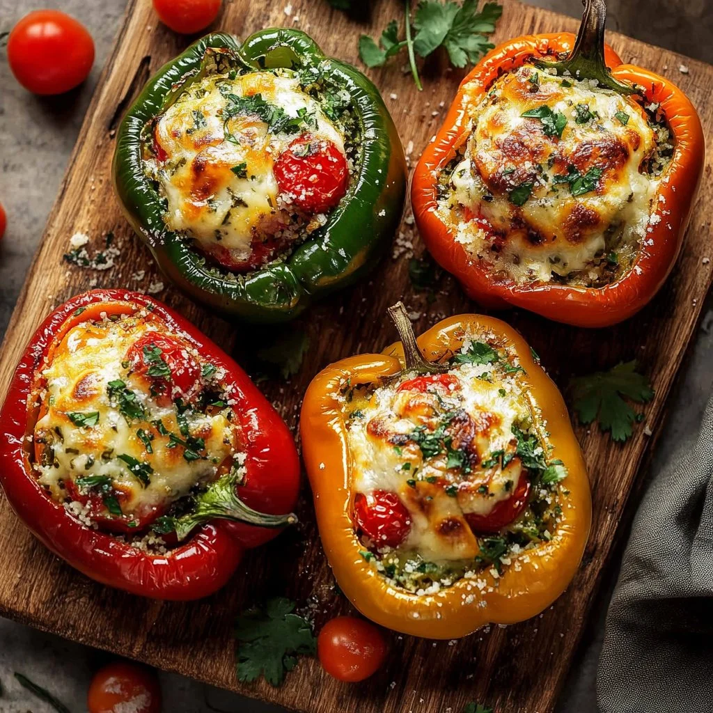 Vegetarian Stuffed Bell Peppers
